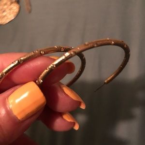 Goldtone earrings⚡️